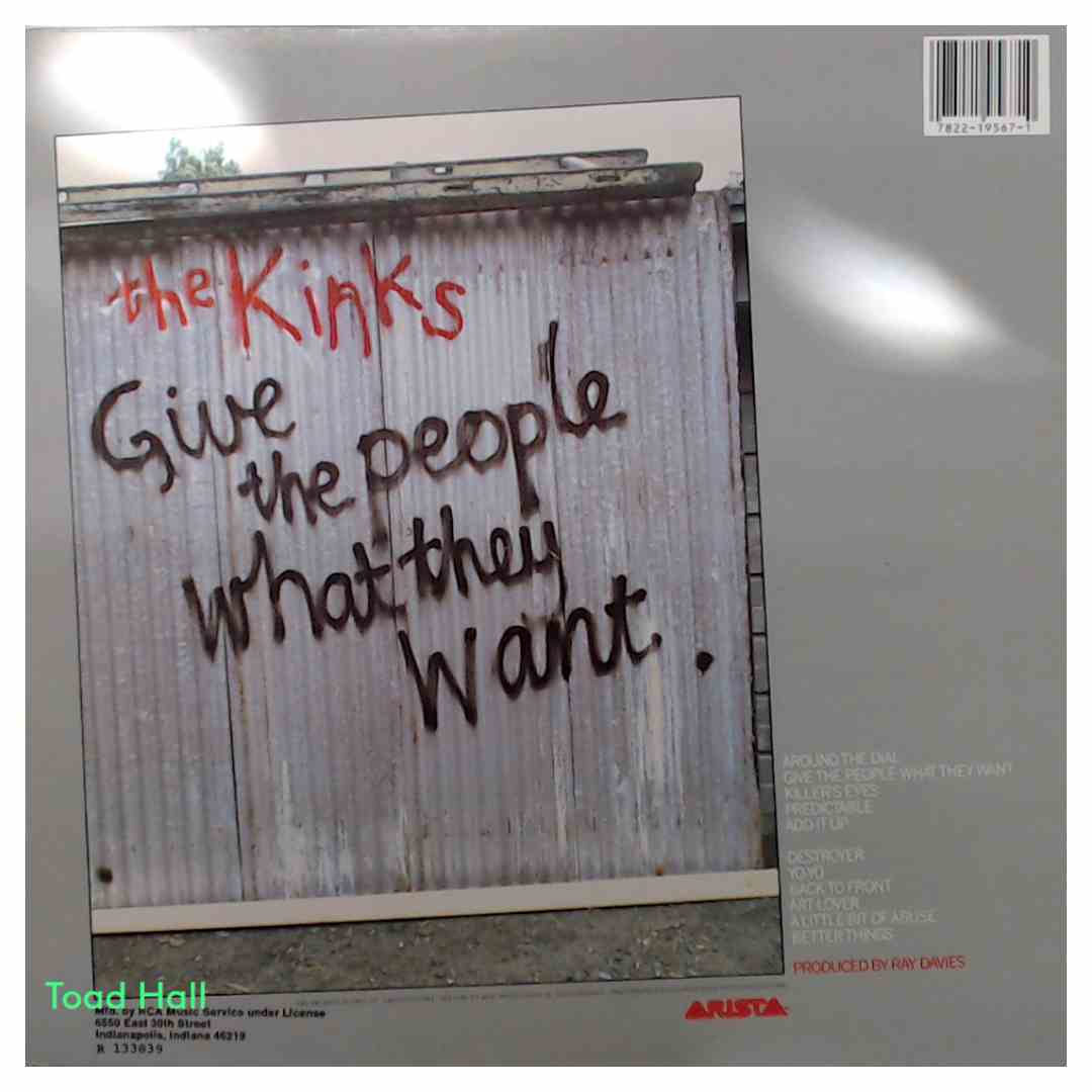 The Kinks - Give The People What They Want - Used Vinyl