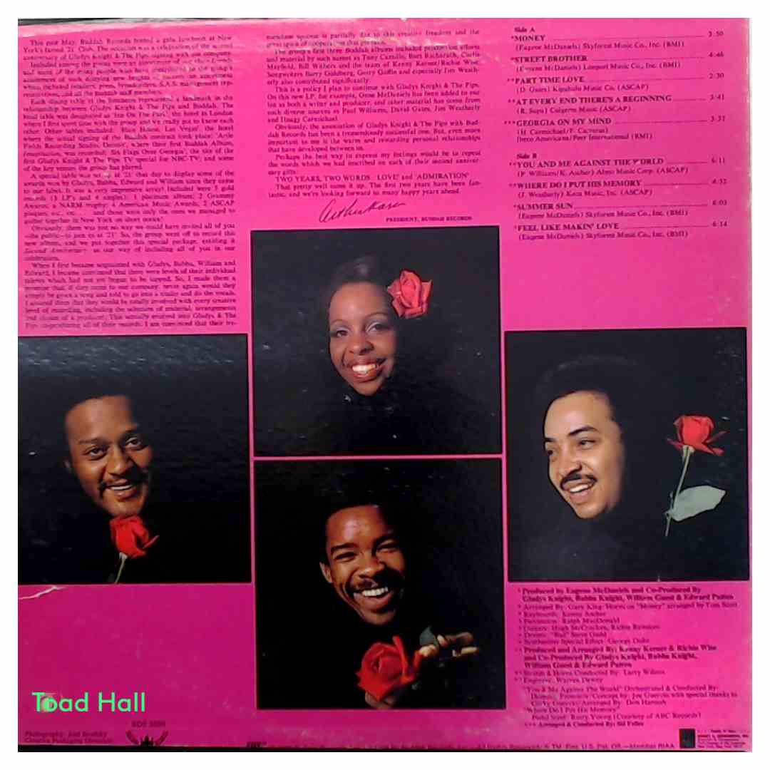 Gladys Knight & The Pips - 2nd Anniversary (Promo Label) - Used Vinyl