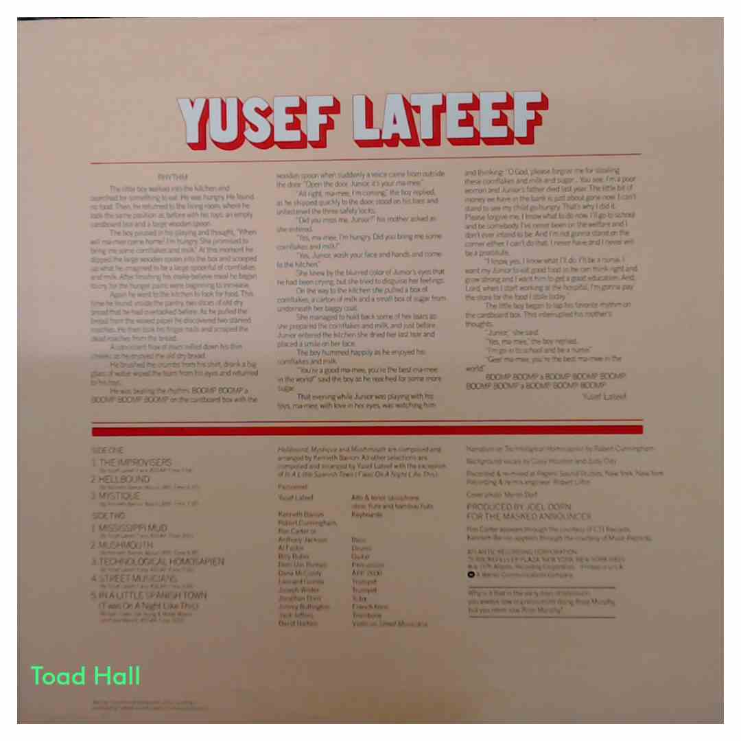Yusuf Lateef - The Doctor Is In... And Out - Used Vinyl
