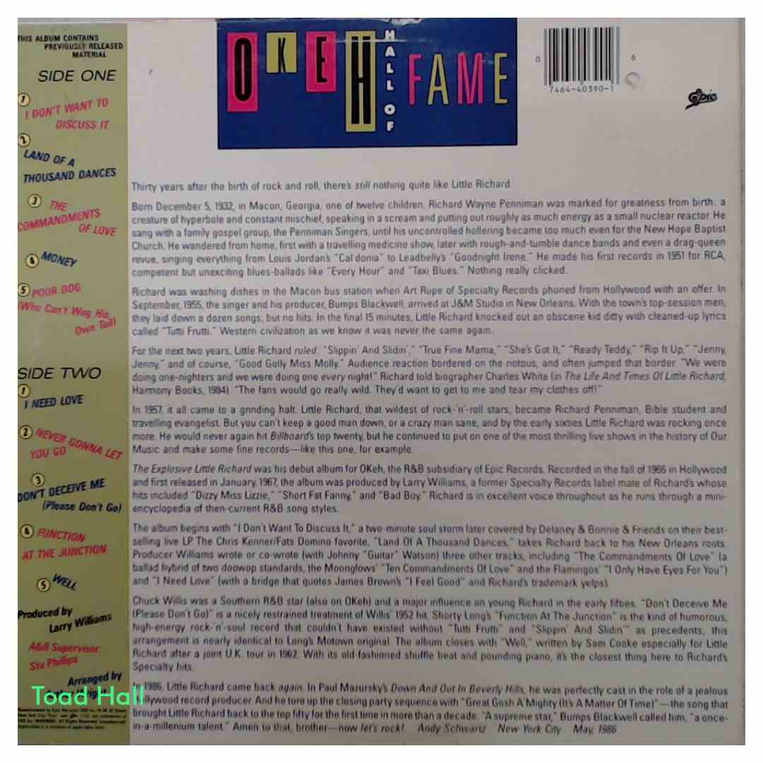 Little Richard - The Explosive by Little Richard - Used Vinyl