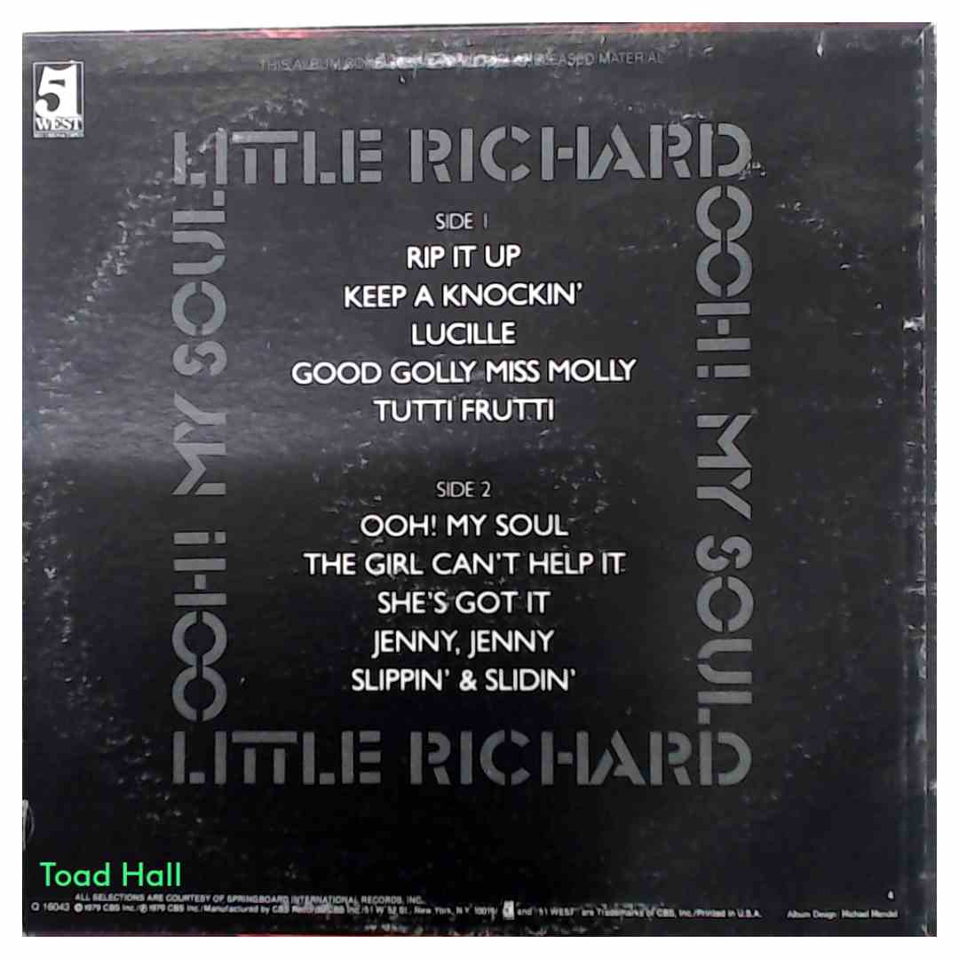 Little Richard - Ooh! My Soul - Used Vinyl