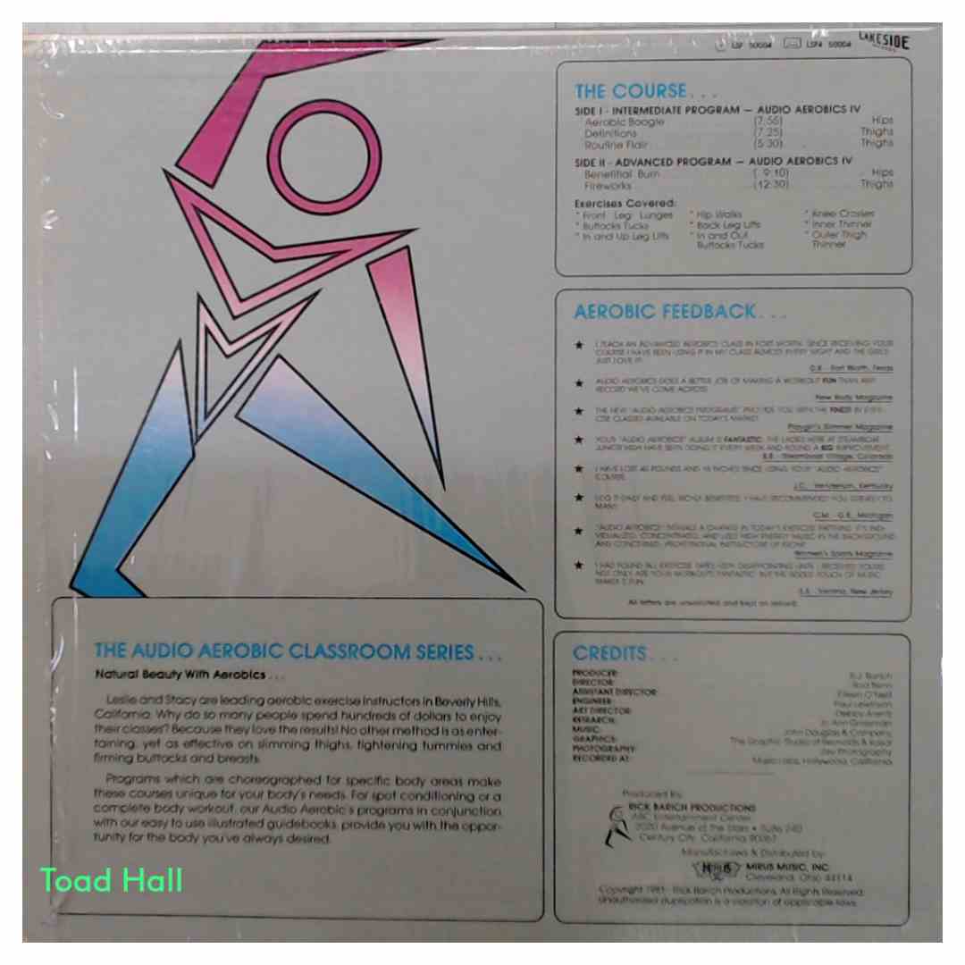 Leslie & Stacy Lilien - Audio Aerobics IV: Hips & Thighs - Used Vinyl