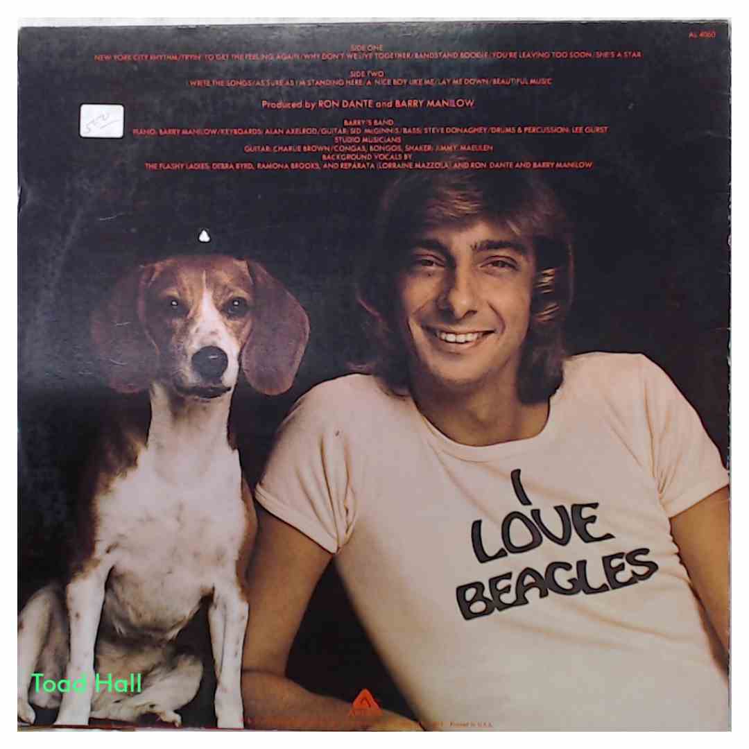 Barry Manilow - Tryin' To Get The Feeling - Used Vinyl