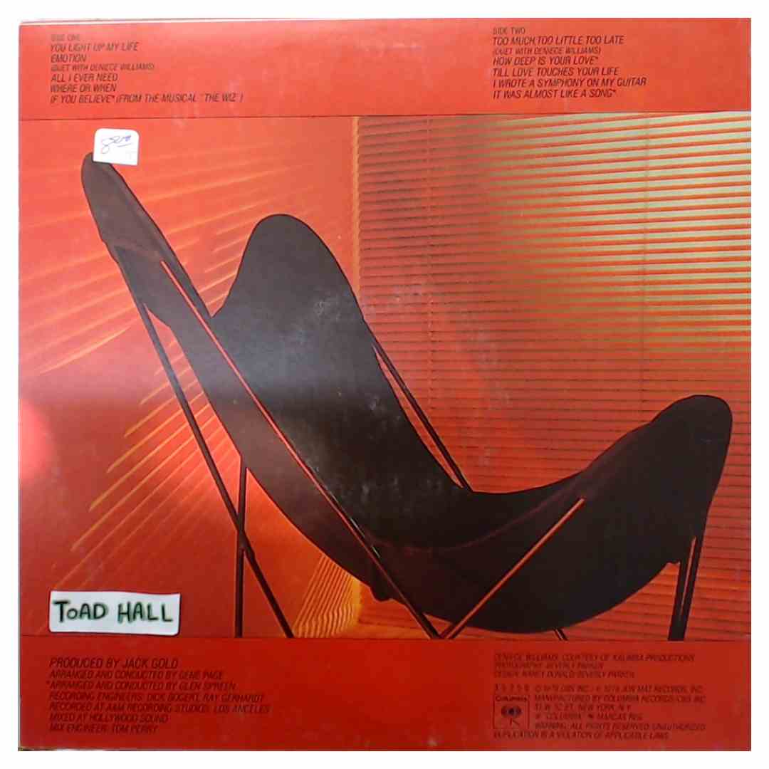 Johnny Mathis - You Light Up My Life - Used Vinyl