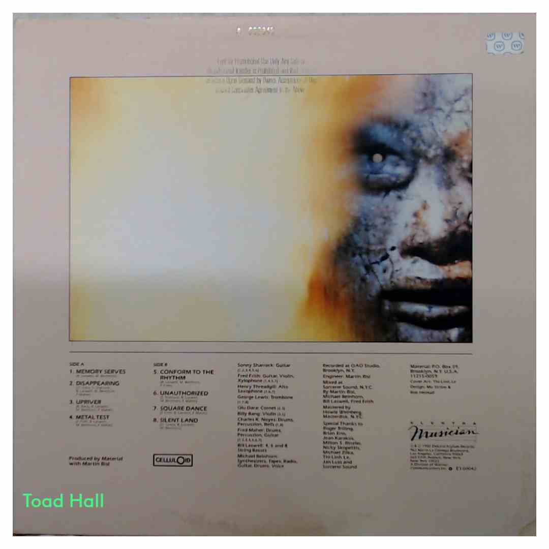 Material - Memory Serves (Promo) - Used Vinyl