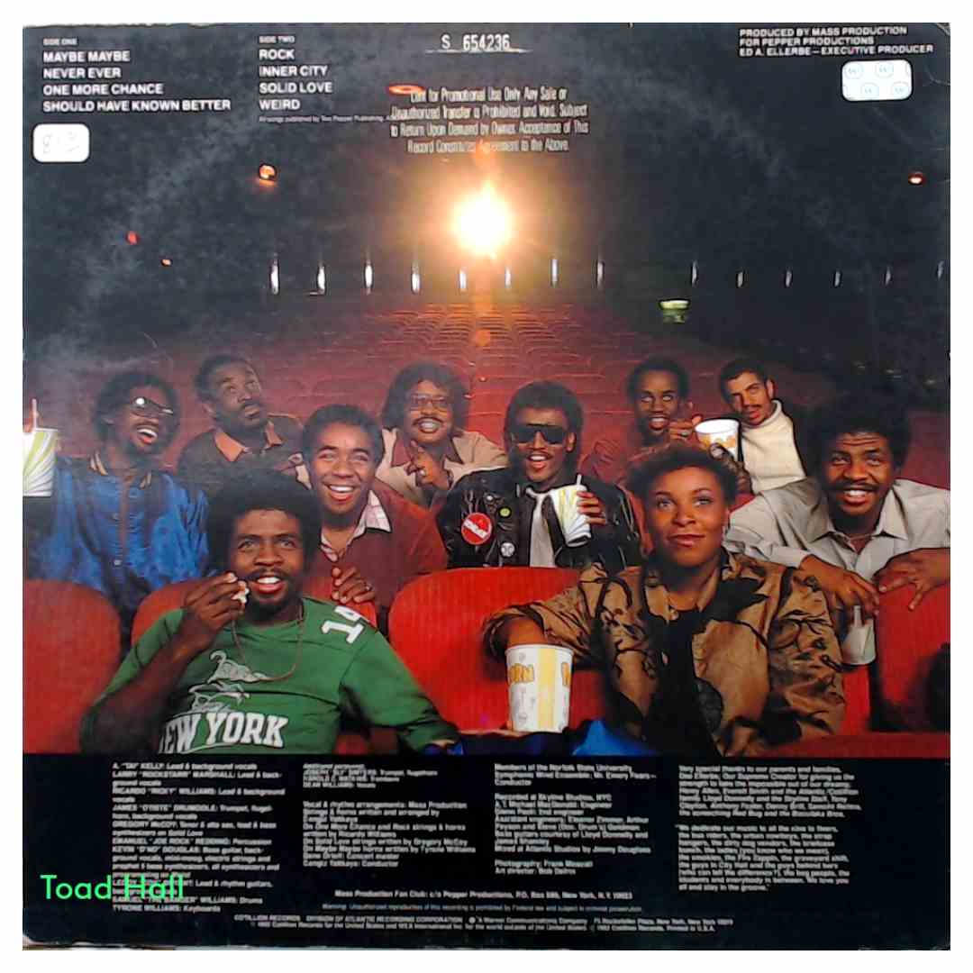 Mass Productions - In A City Groove (Promo Cover) - Used Vinyl