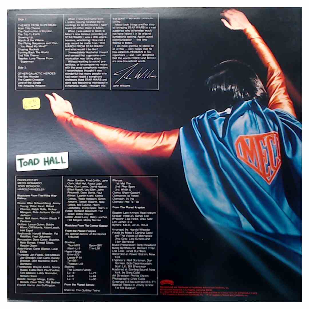 Meco - Superman and Other Galactic Heroes - Used Vinyl