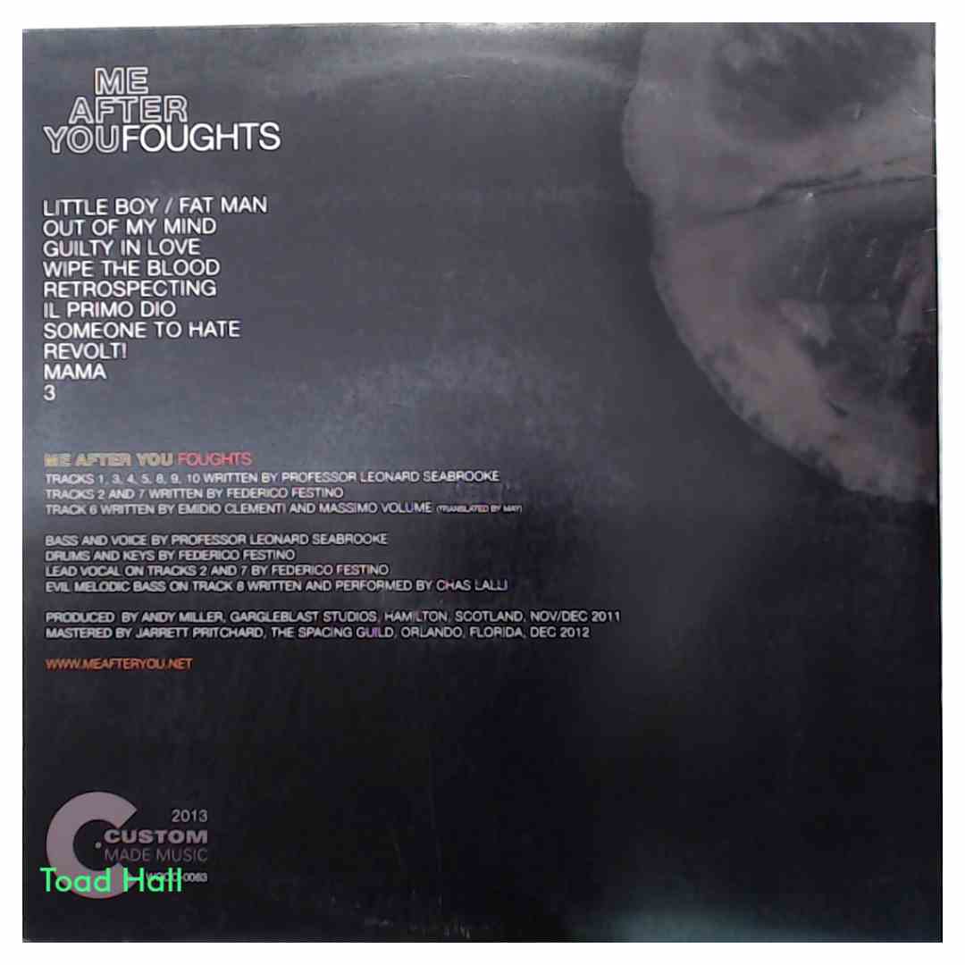 Me After You - Foughts (Orange Vinyl) - Used Vinyl