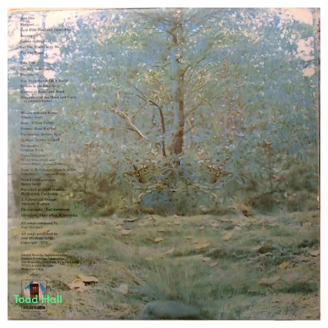 JONI MITCHELL For The Roses Used Vinyl LP