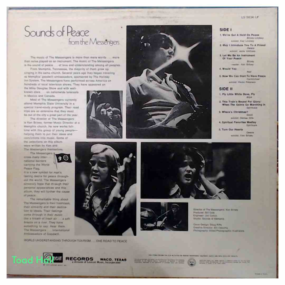 The Messengers - Sounds Of Peace From The Messengers - Used Vinyl
