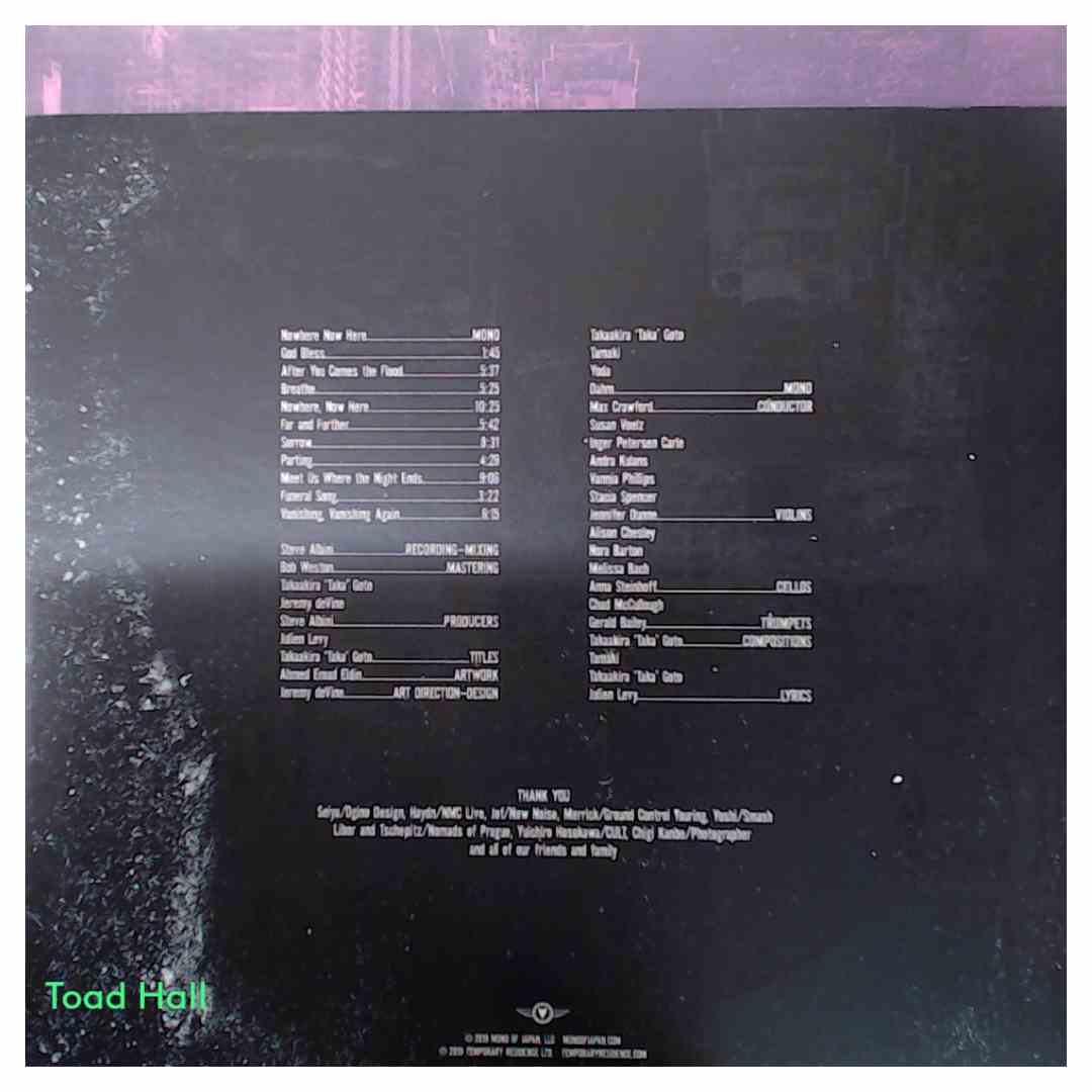 Mono - No Where Now Here (2 LP) - Used Vinyl