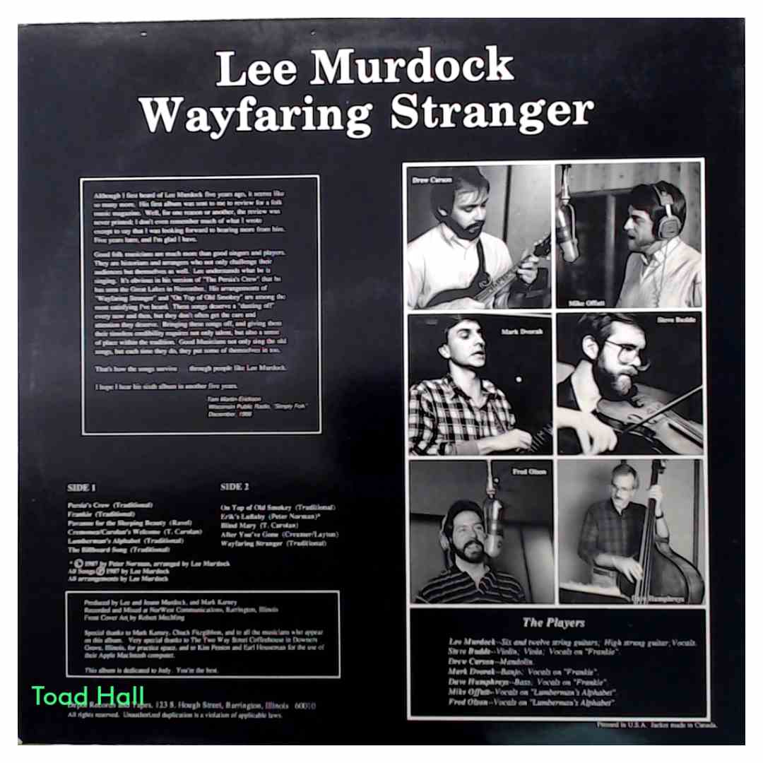 Lee Murdock - Wayfaring Stranger - Used Vinyl