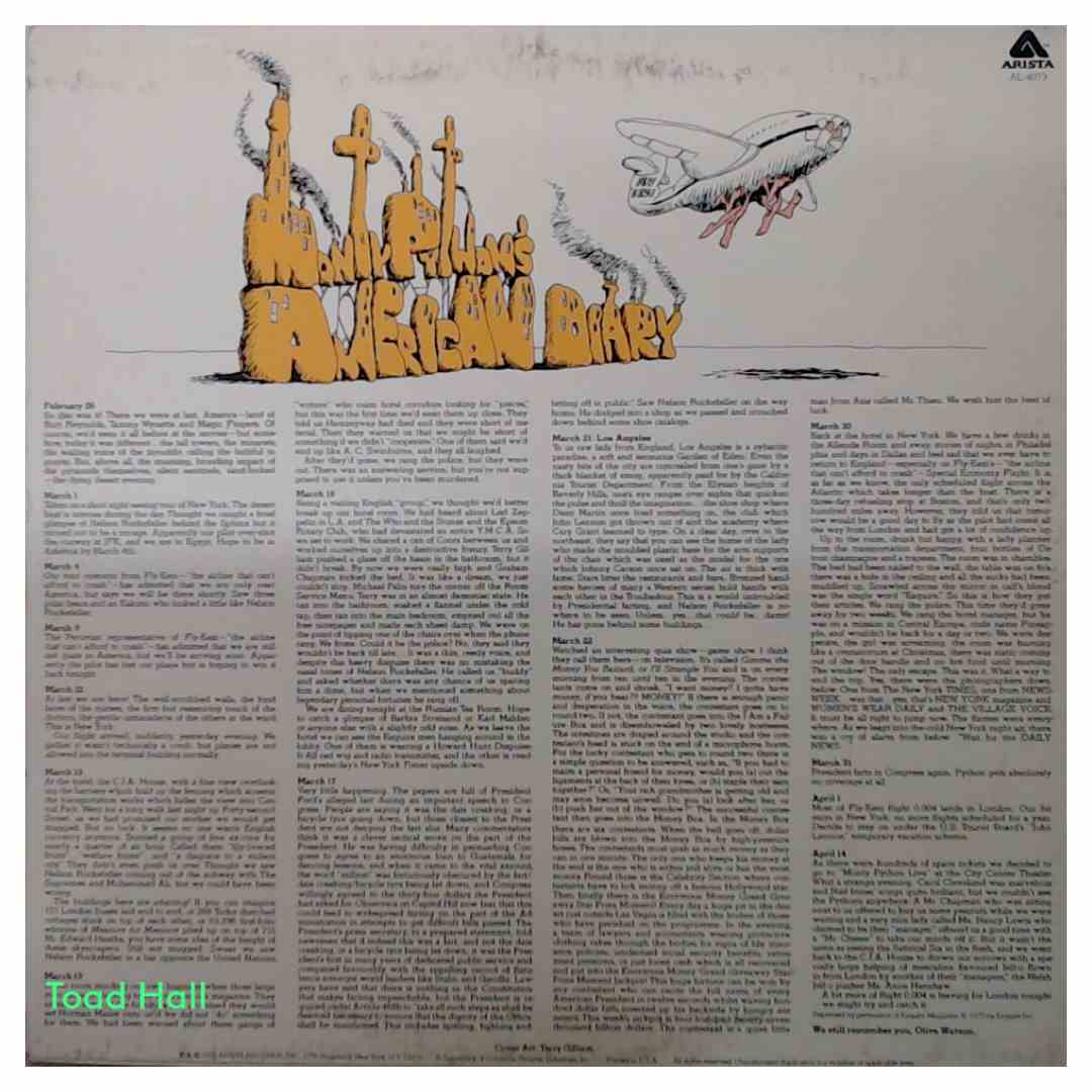 Monty Python - Monty Python Live! At City Center - Used Vinyl