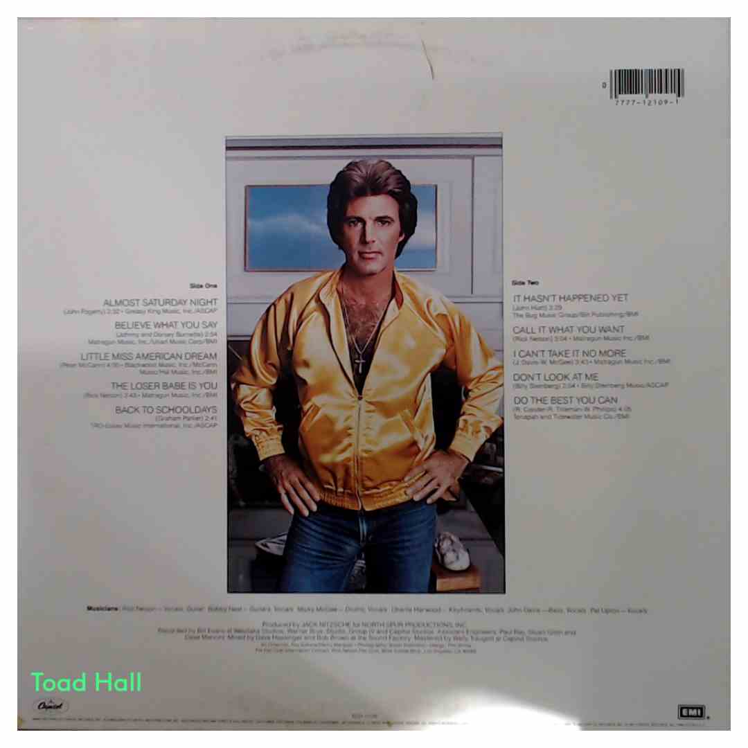 Rick Nelson - Playing To Win - Used Vinyl