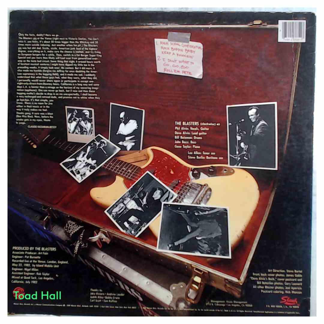 The Blasters - Live at The Venue London - Used Vinyl