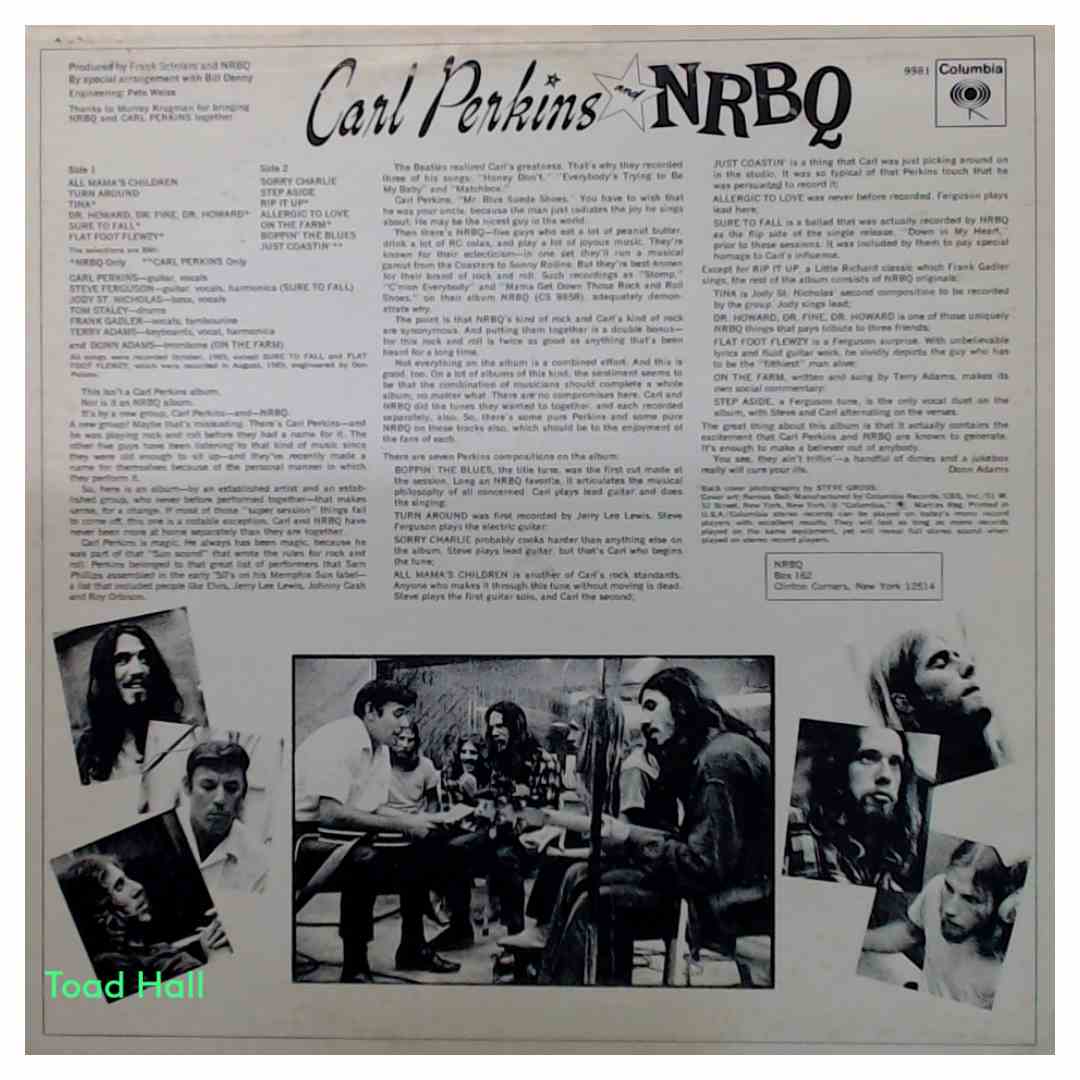 Carl Perkins and NRBQ - Boppin' The Blues - Used Vinyl
