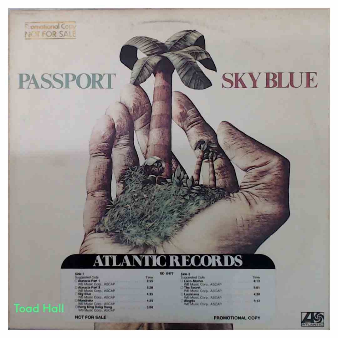 Passport - Sky Blue (Promo Cover) - Used Vinyl