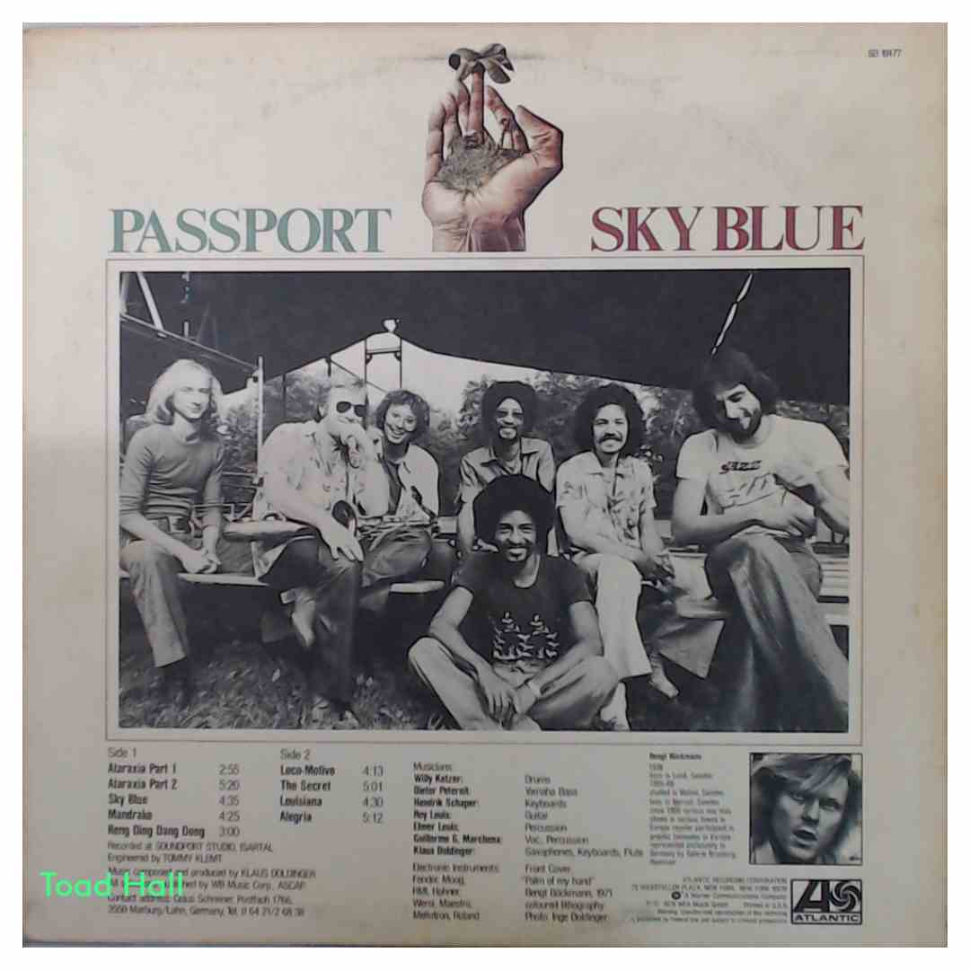 Passport - Sky Blue (Promo Cover) - Used Vinyl