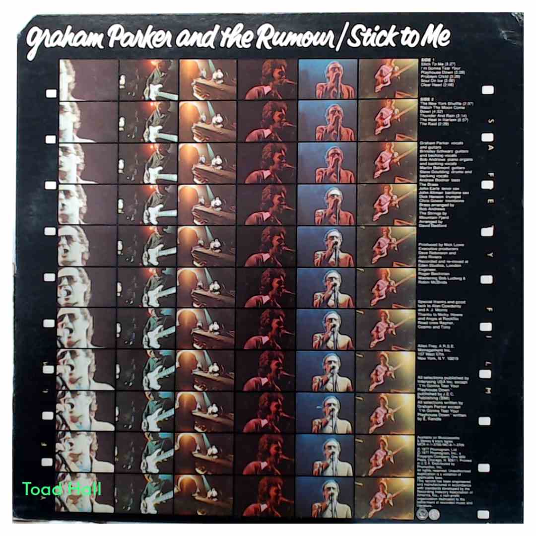Graham Parker and the Rumour - Stick to Me - Used Vinyl