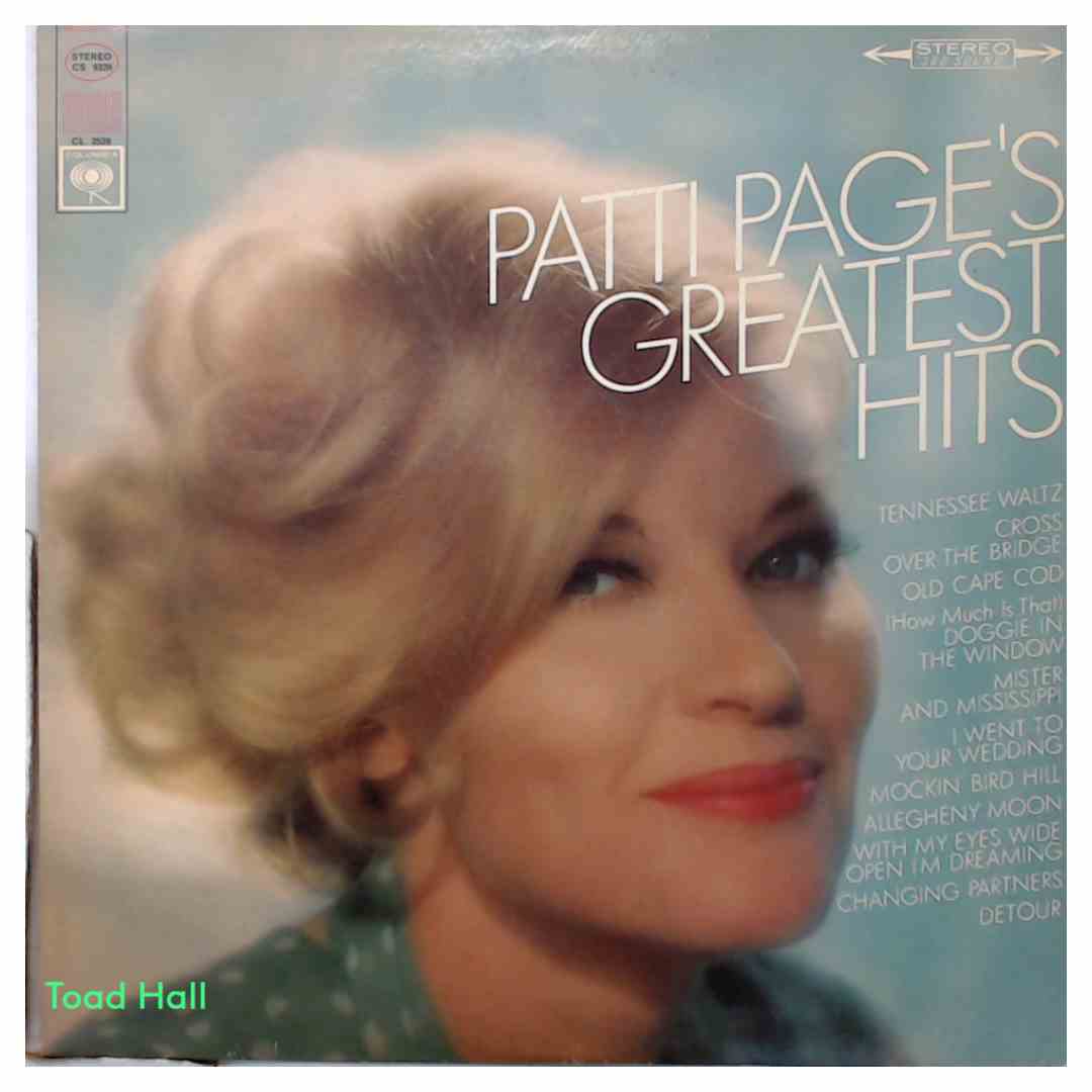 Patti Page - Patti Page's Greatest Hits - Used Vinyl