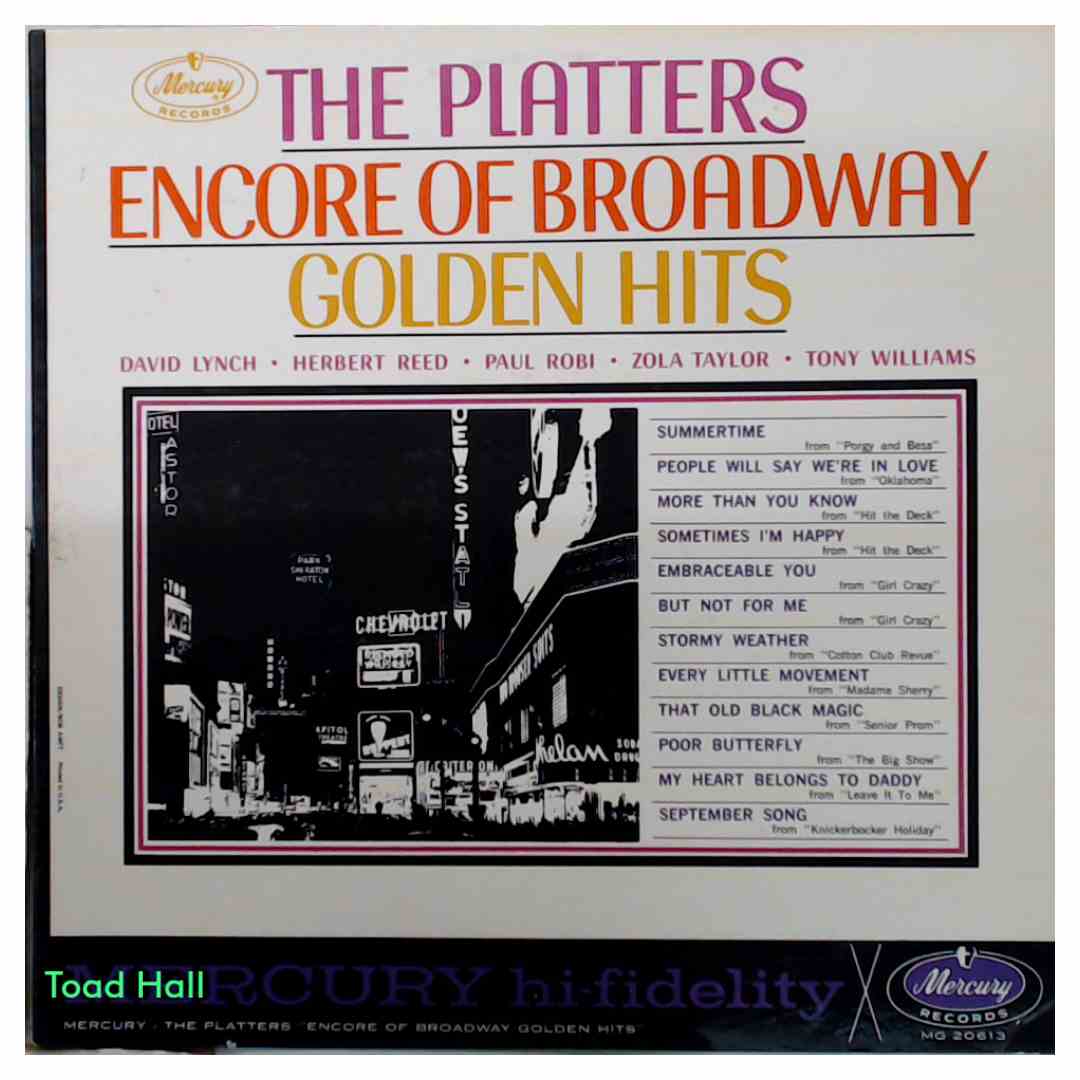 The Platters - Encore of Broadway Golden Hits - Used Vinyl