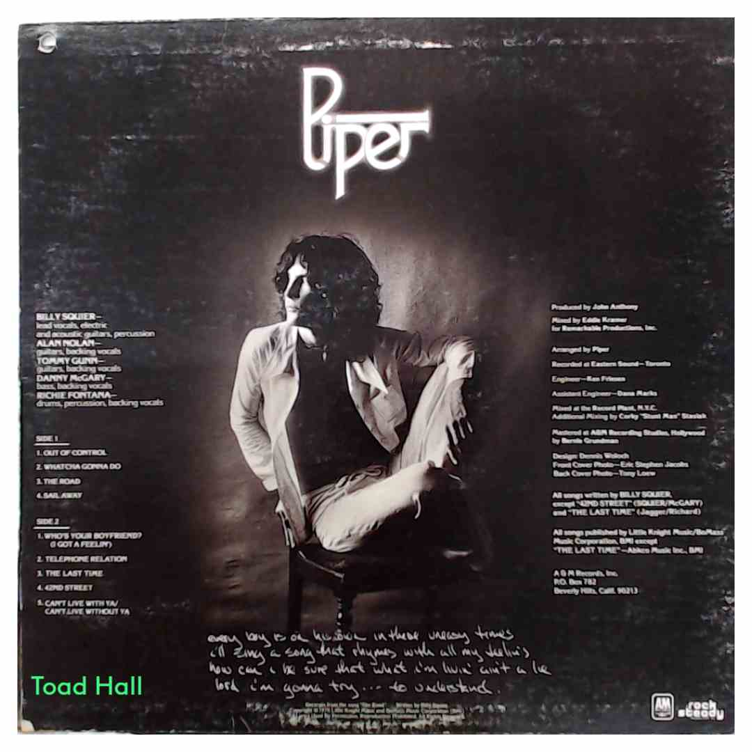 Piper - Piper (Promo) - Used Vinyl