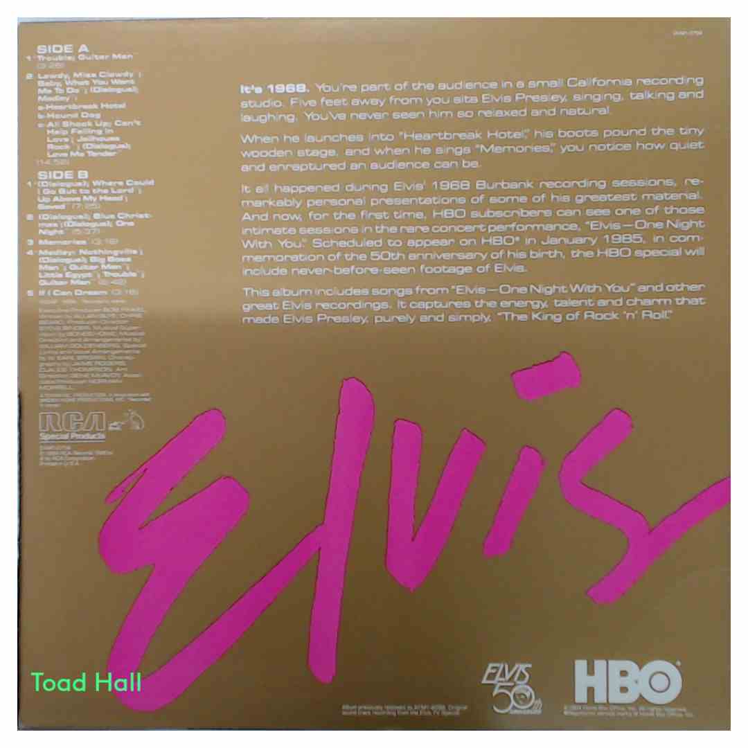 Elvis Presley - Elvis HBO - Used Vinyl