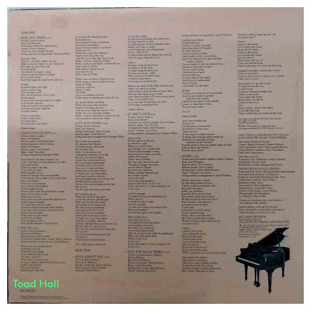 Tom Powers - Love And Learn - Used Vinyl