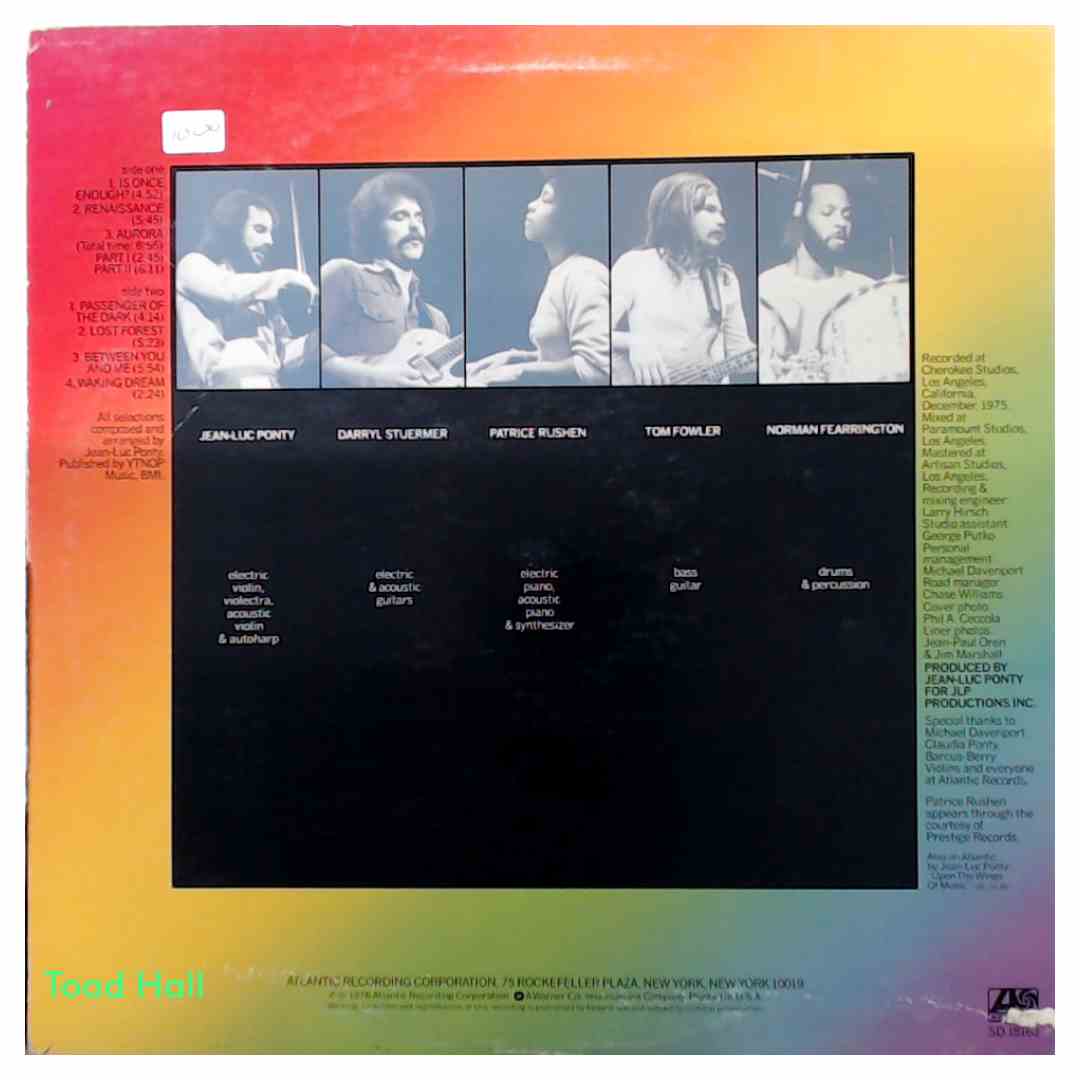 Jean Luc Ponty - Aurora - Used Vinyl