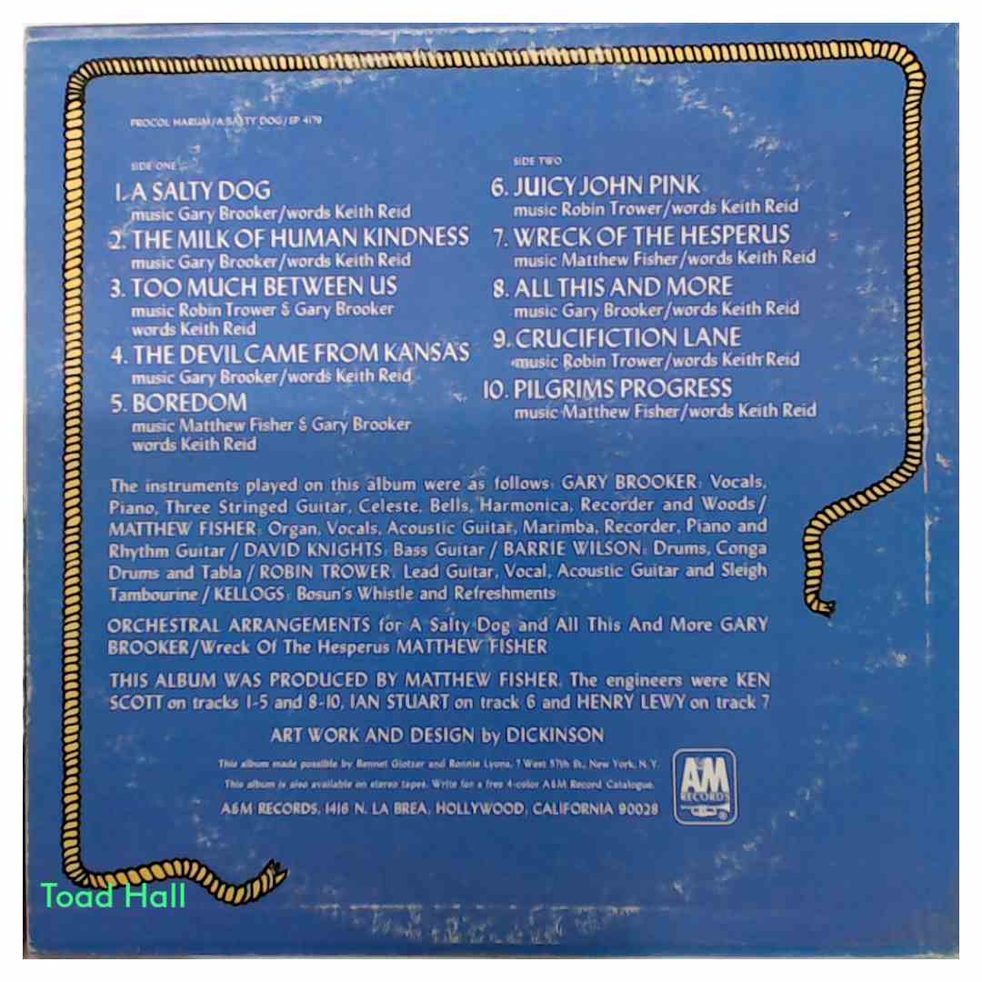 Procol Harum - A Salty Dog - Used Vinyl