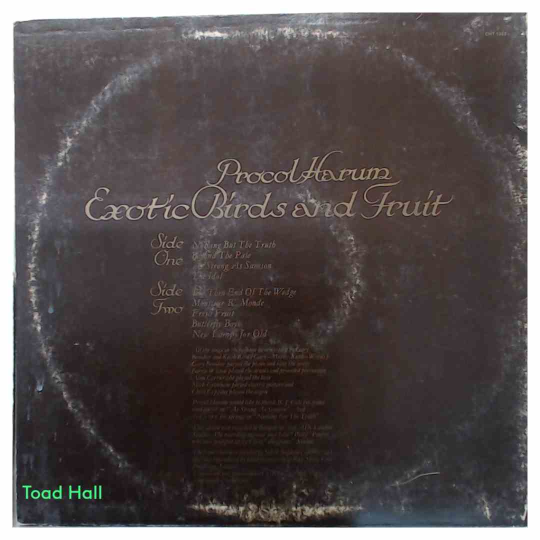 Procol Harum - Exotic Birds And Fruit - Used Vinyl