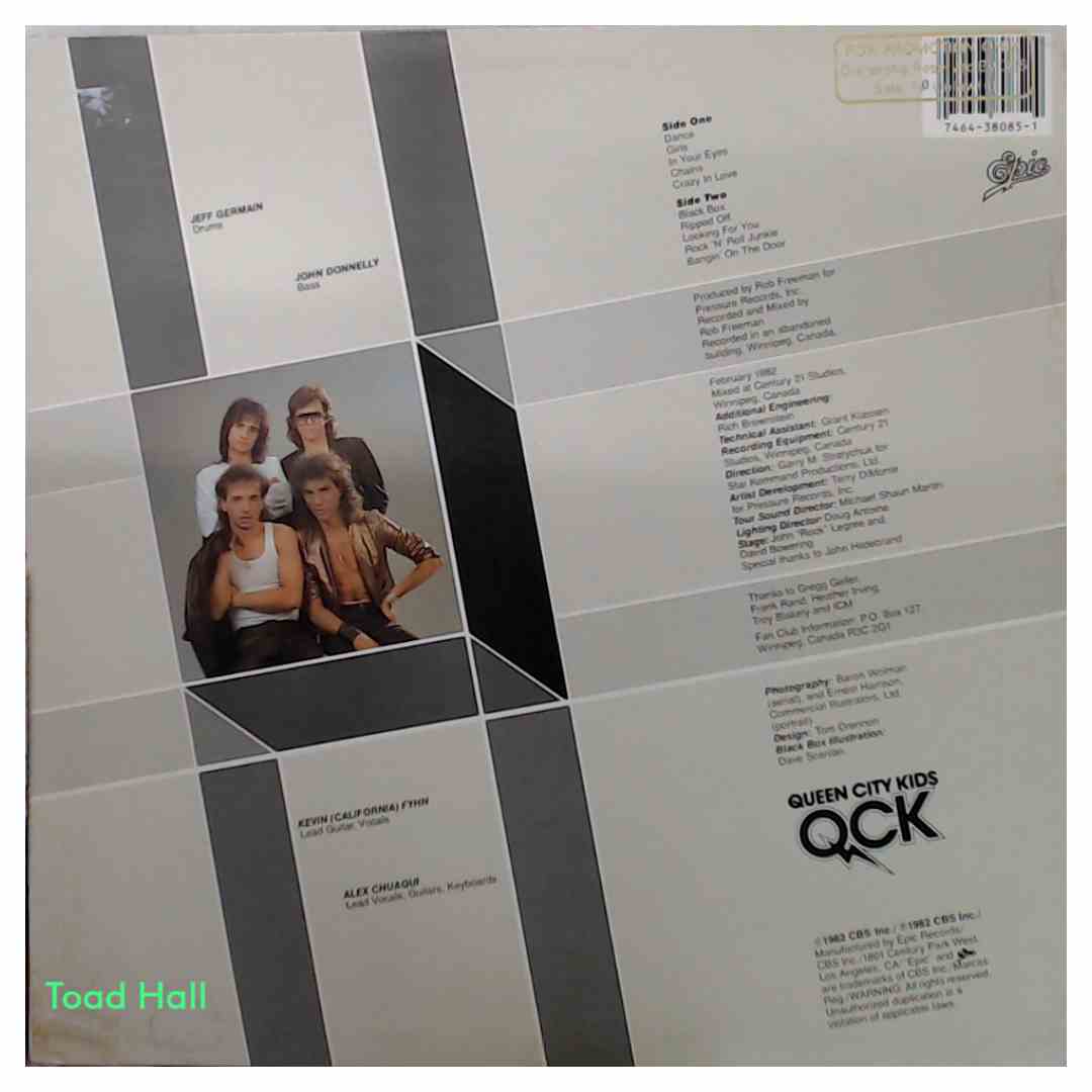 Queen City Kids - Black Box (Promo Cover) - Used Vinyl