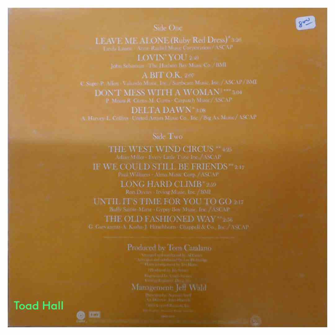 Helen Reddy - Long Hard Climb - Used Vinyl