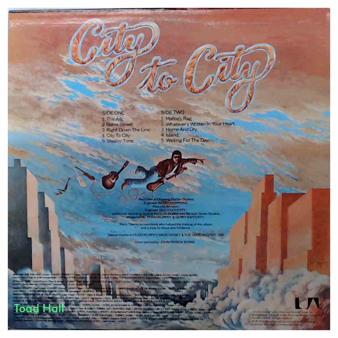 Gerry Rafferty - City To City - Used Vinyl