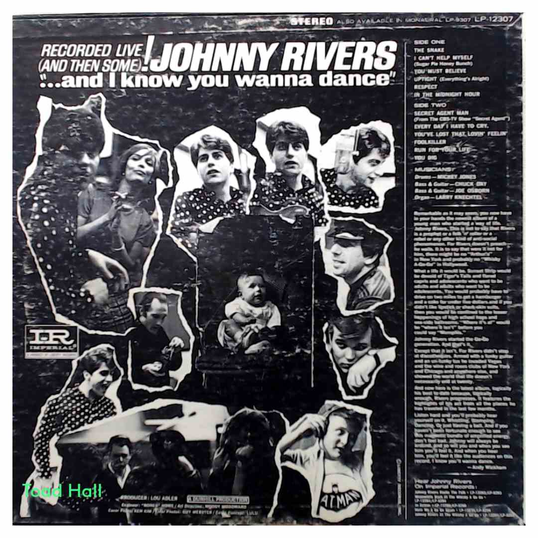 Johnny Rivers ...and I Know You Wanna Dance Used Vinyl LP