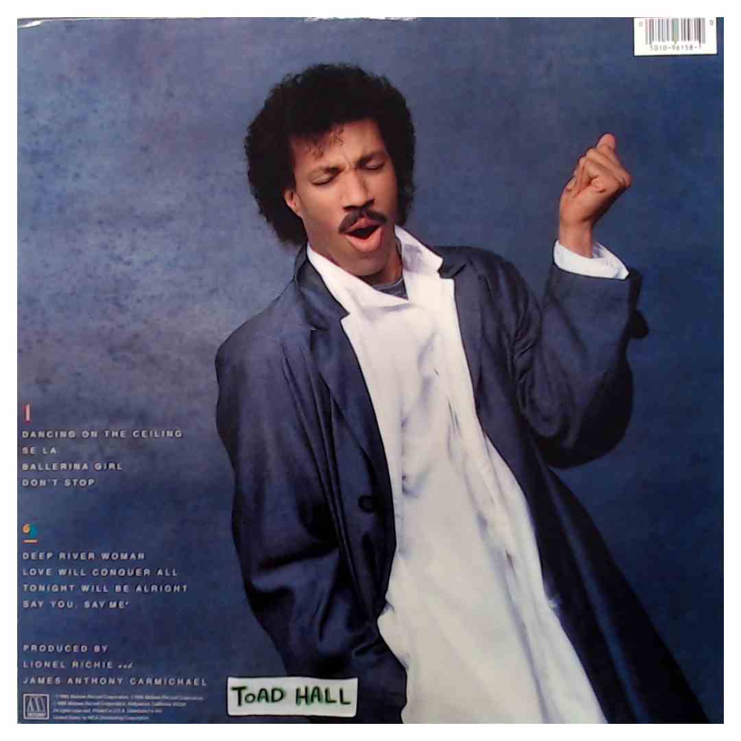 Lionel Richie Dancing On the Ceiling Used Vinyl LP