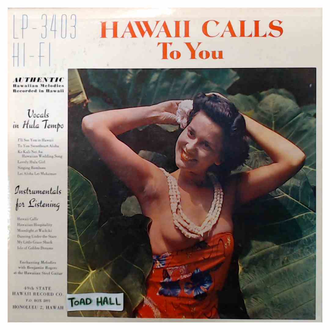 Genoa Keawe/Benjamin Rogers - Hawaii Calls To You (Red Vinyl) - Used Vinyl