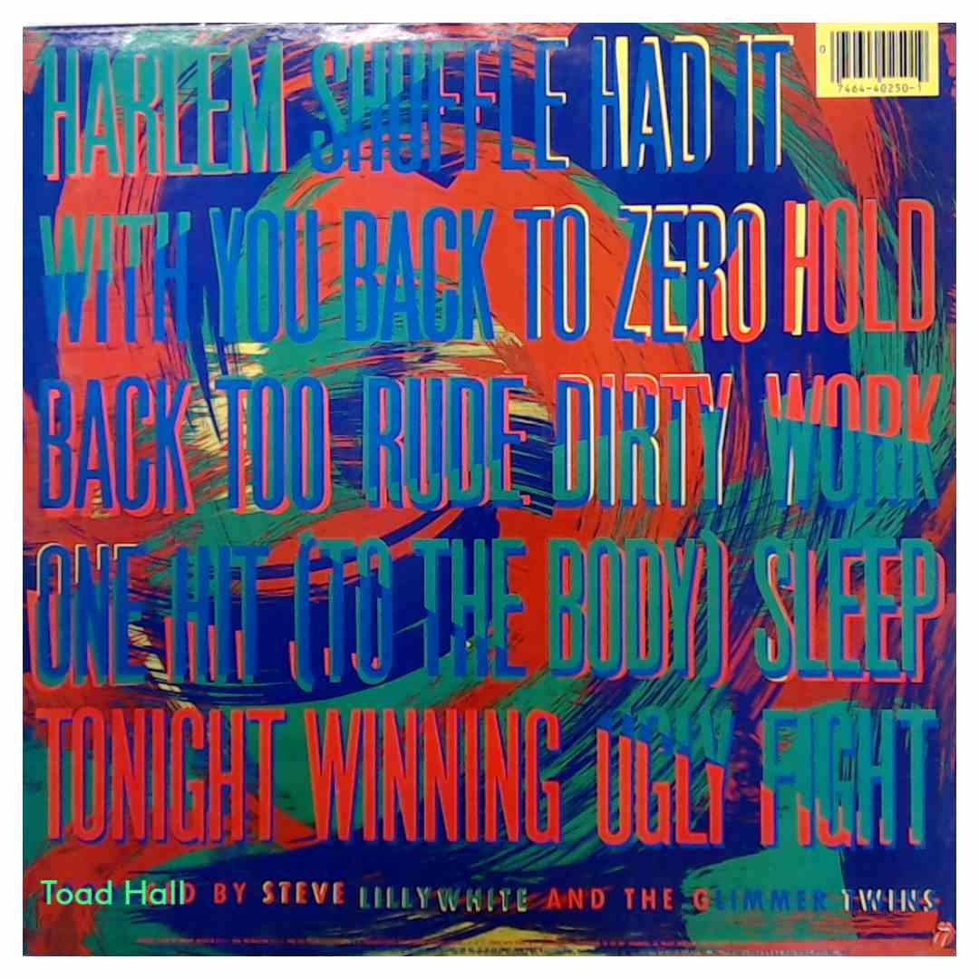 The Rolling Stones Dirty Work -Used Vinyl LP