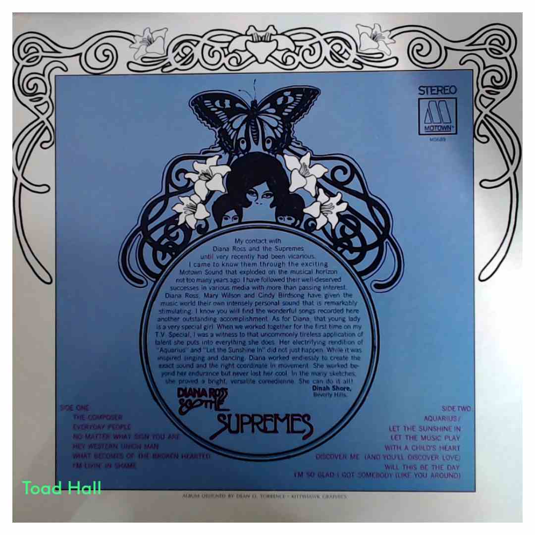 Diana Ross & The Supremes - Let the Sunshine In - Used Vinyl LP