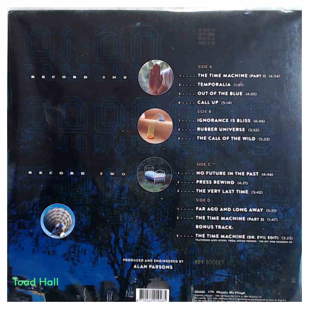 Alan Parsons - The Time Machine - MOV Transparent Blue Vinyl