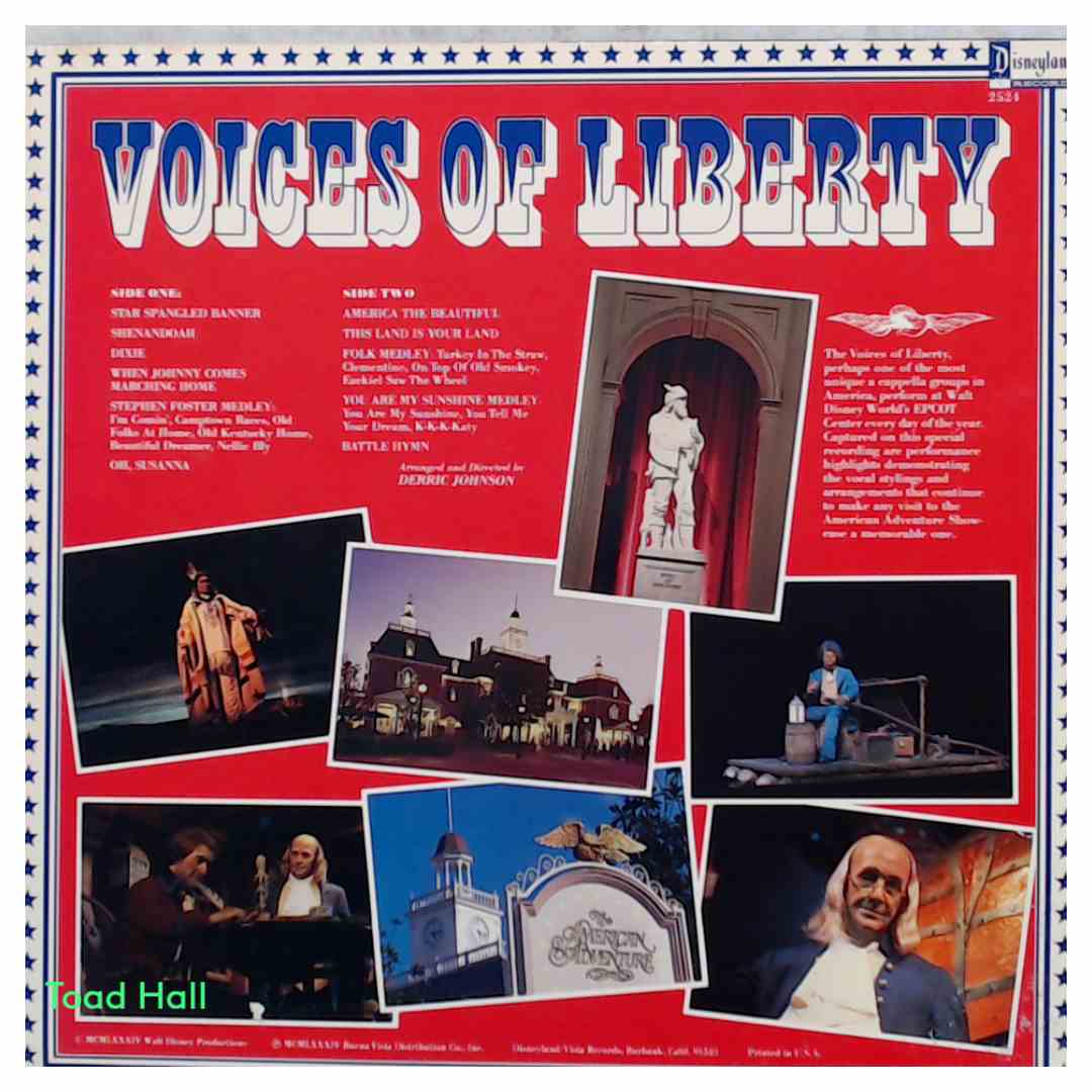 V/A - Walt Disney World EPCOT Center - Voices of Liberty - Used Vinyl