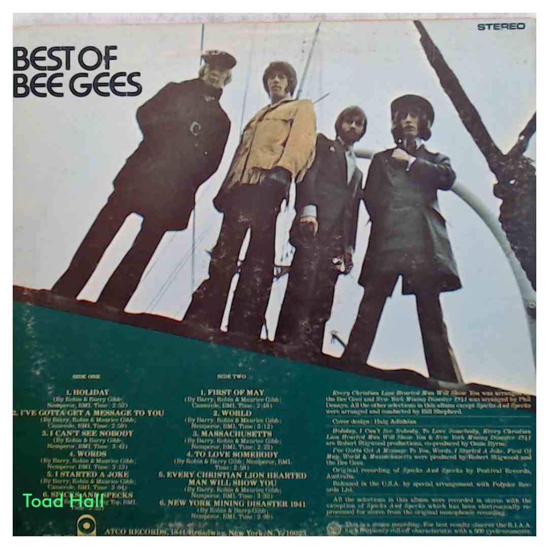 Bee Gees - Best Of Bee Gees - Used Vinyl