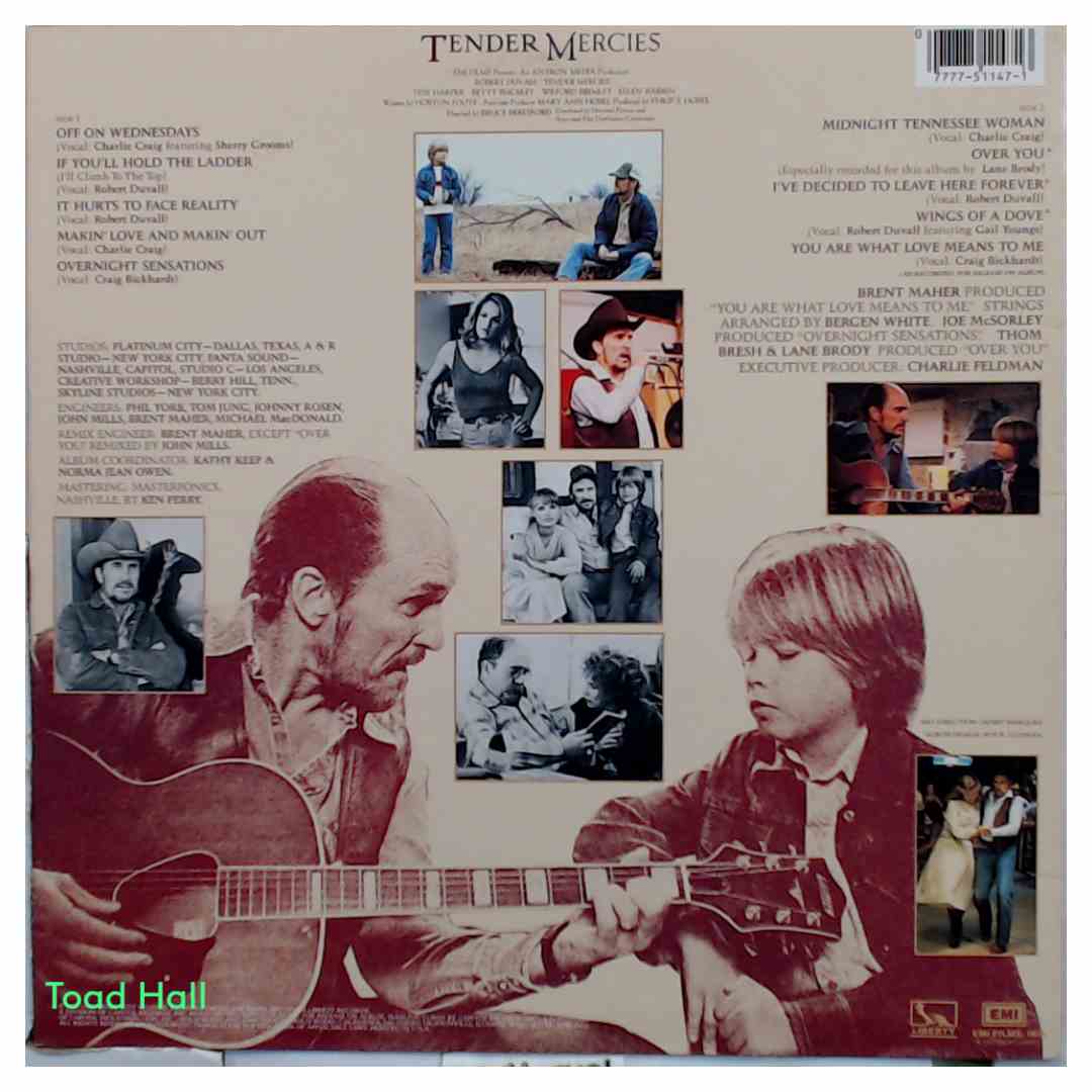 Tender Mercies - Soundtrack - Used Vinyl