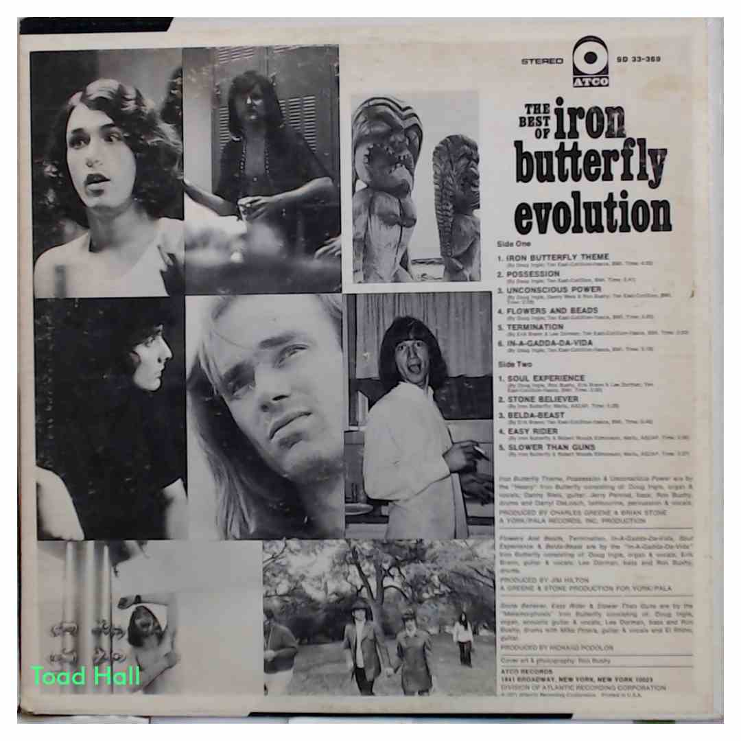 Iron Butterfly - Evolution: The Best of Iron Butterfly (Promo) - Used Vinyl
