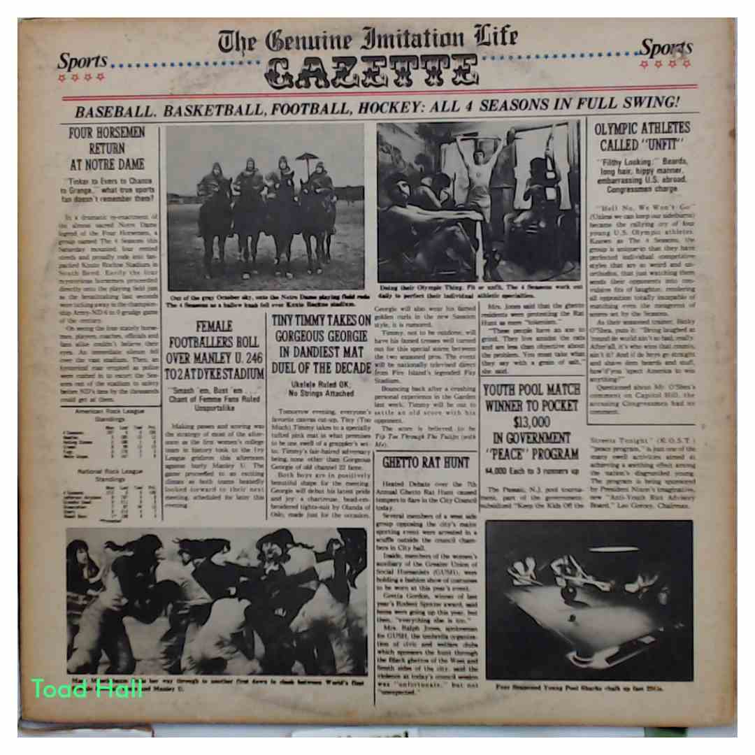 Frankie Valli and The 4 Seasons - Genuine Imitation Life Gazette - Used Vinyl