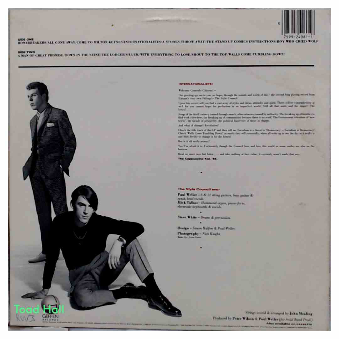 The Style Council - Internationalists - Used Vinyl LP