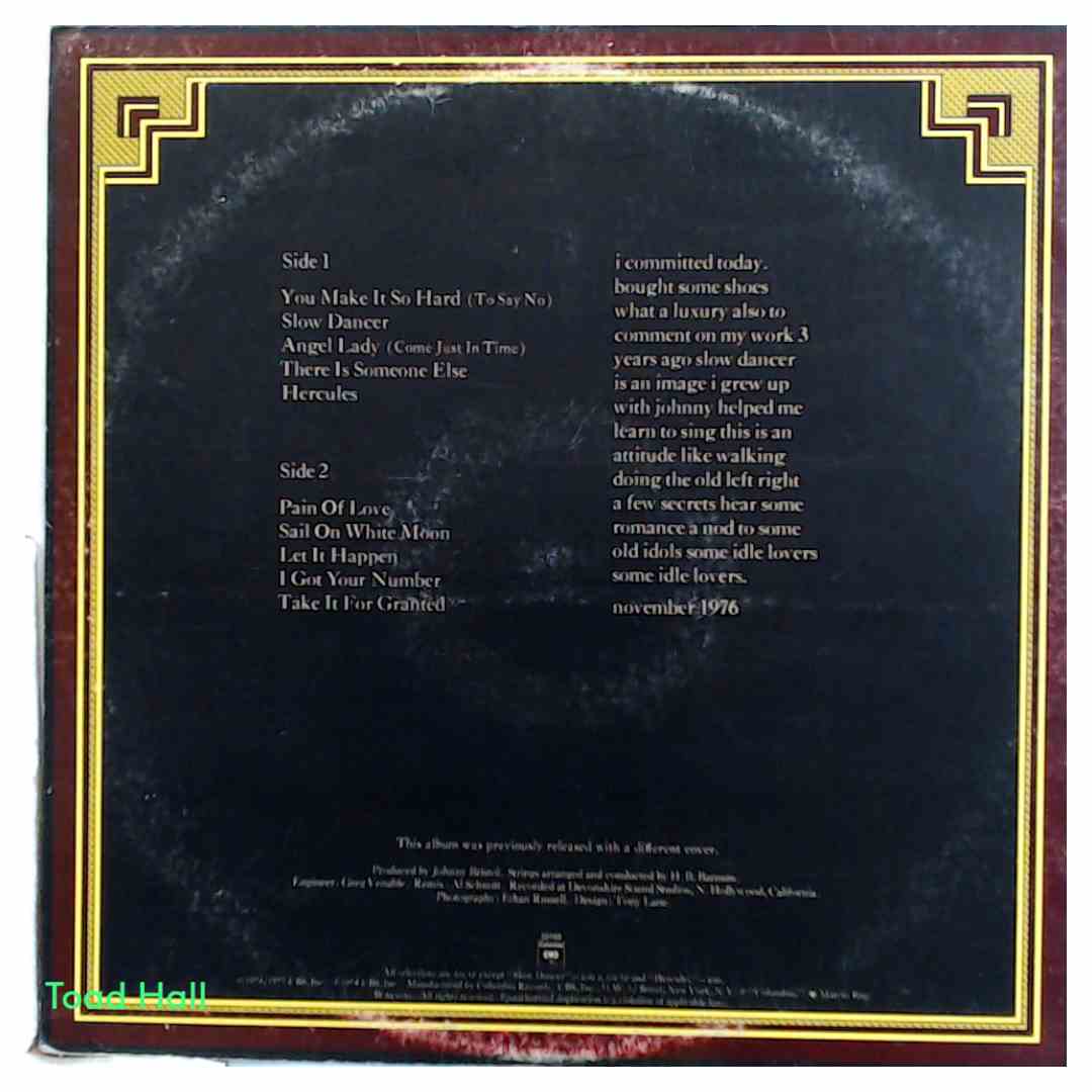 Boz Scaggs - Slow Dancer - Used Vinyl