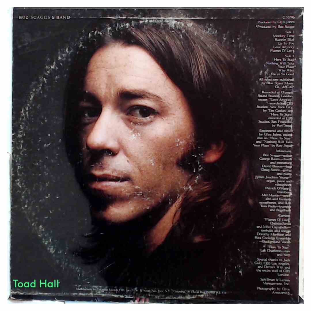 Boz Scaggs - Boz Scaggs & Band - Used Vinyl