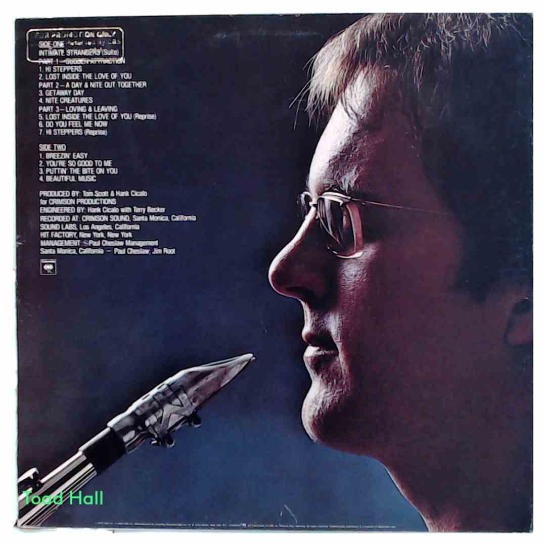 Tom Scott - Intimate Strangers (Promo) - Used Vinyl