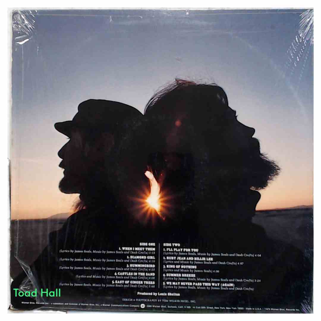 Seals and Crofts Greatest Hits Used Vinyl LP With insert